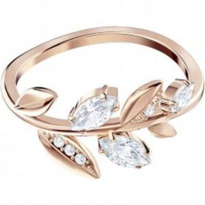 Swarovski Leaf Ring